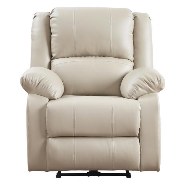 Zuriel Power Motion Recliner with USB - Beige Synthetic Leather 