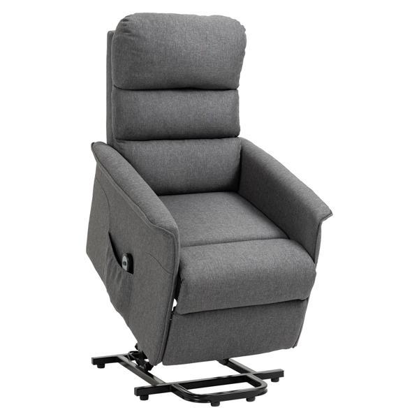 Dynamo Electric Power Lift Recliner Chair - Gray Fabric Dynamo Electric, dynamo, electric, power, lift, recliner, chair, gray, fabric, living