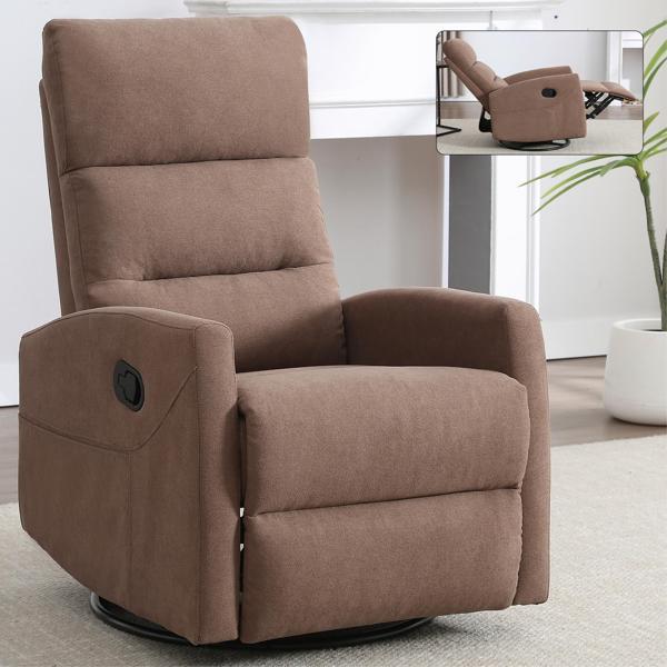 Briar Confortmax Rocker Recliner - Brown Fabric 