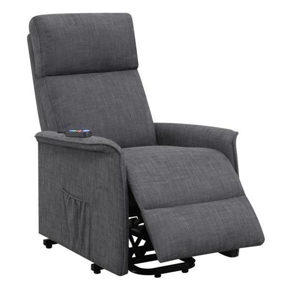 Herrera Upholstered Power Lift Massage Chair - Thumbnail 2