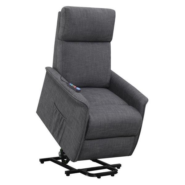 Herrera Upholstered Power Lift Massage Chair - Thumbnail 4