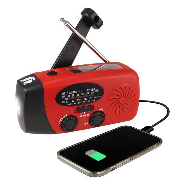 Dynamo Noaa Weather Band Radio and Flashlight - 4-in-1 - Emergency Ready 