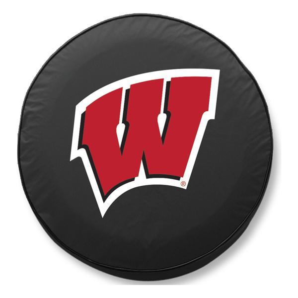 University of Wisconsin W Tire Cover - Commercial Grade Marine Vinyl - Logo 3 
