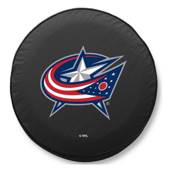 Columbus Blue Jackets Tire Cover - Commercial Grade Marine Vinyl 