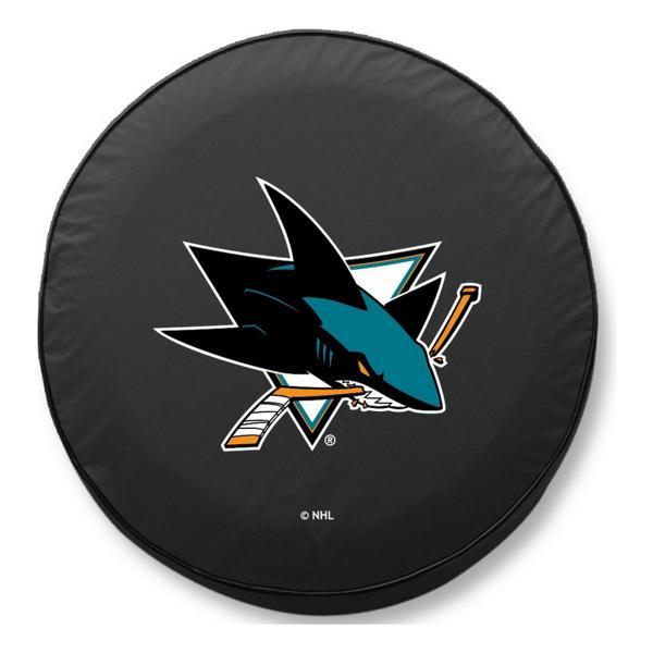 San Jose Sharks Tire Cover - Commercial Grade Marine Vinyl 