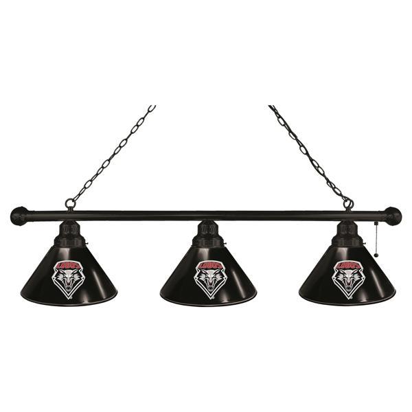 University of New Mexico 3-Shade Billiard Light - Polypropylene Shades 