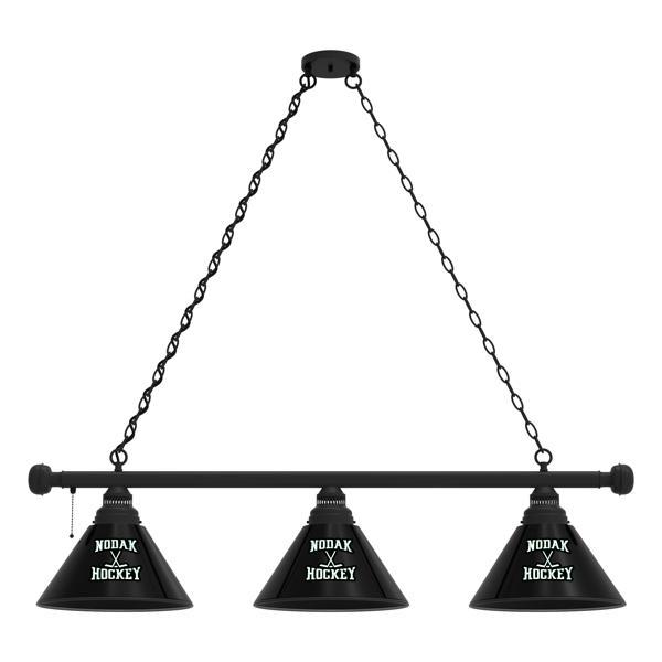 University of North Dakota Hockey 3-Shade Billiard Light - Polypropylene Shades 