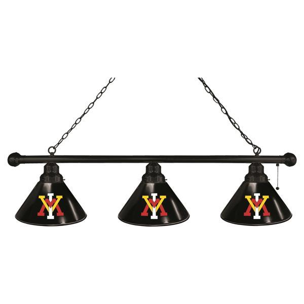 Virginia Military Institute 3-Shade Billiard Light - Polypropylene Shades 