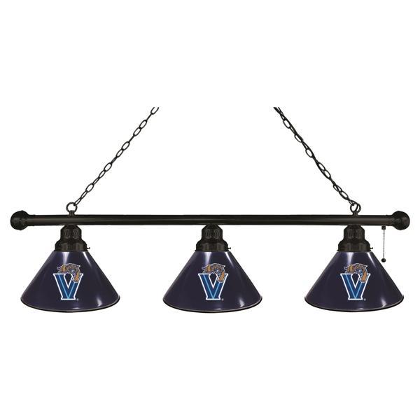 Villanova University 3-Shade Billiard Light - Polypropylene Shades 