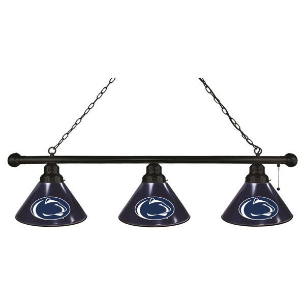 Pennsylvania State University 3-Shade Billiard Light - Polypropylene Shades 