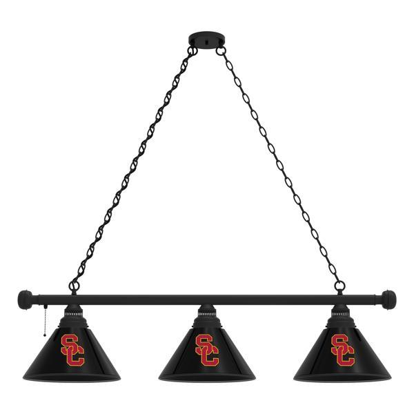 University of Southern California 3-Shade Billiard Light - Polypropylene Shades 