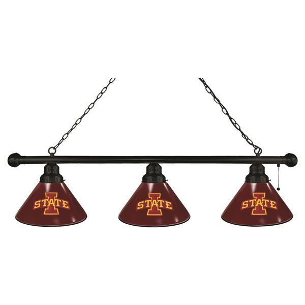 Iowa State University 3-Shade Billiard Light - Polypropylene Shades 