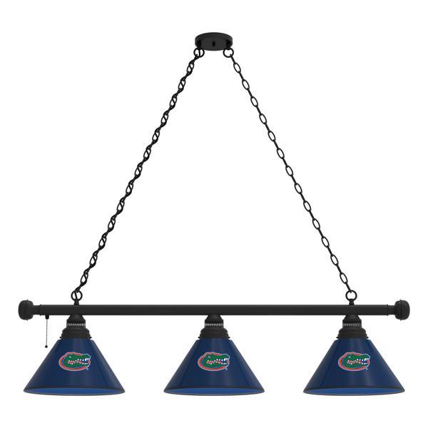 University of Florida 3-Shade Billiard Light - Polypropylene Shades 