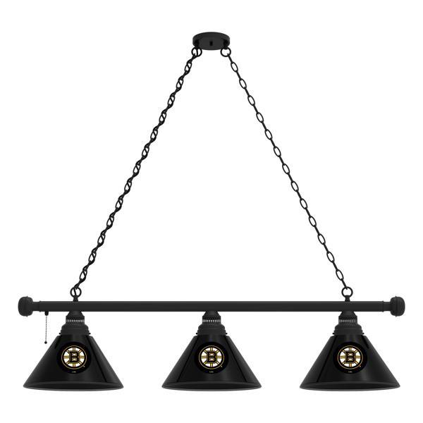 Boston Bruins 3-Shade Billiard Light - Polypropylene Shades 