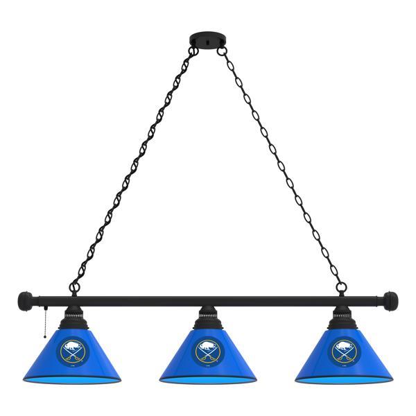 Buffalo Sabres 3-Shade Billiard Light - Polypropylene Shades 