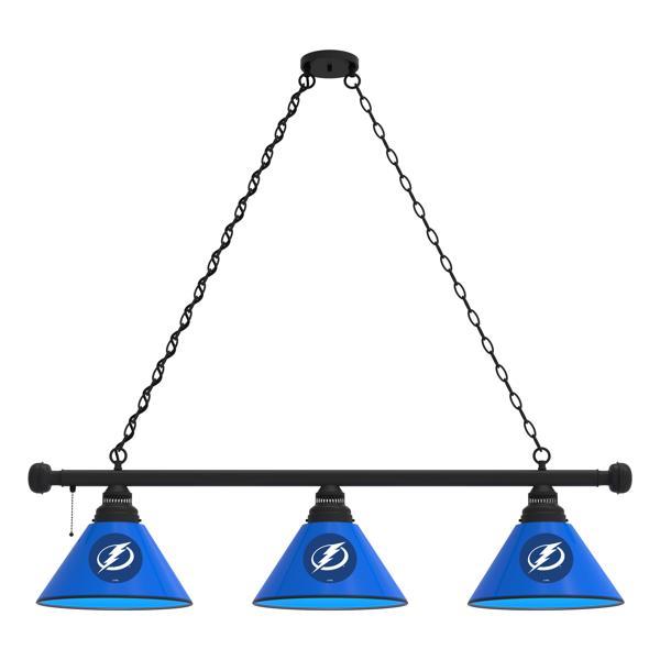 Tampa Bay Lightning 3-Shade Billiard Light - Polypropylene Shades 