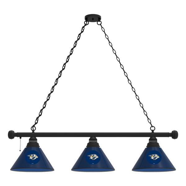 Nashville Predators 3-Shade Billiard Light - Polypropylene Shades 