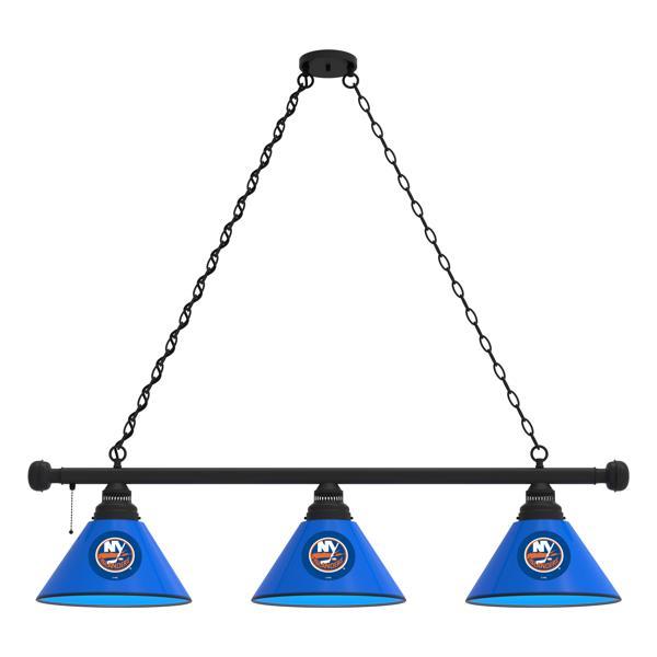 New York Islanders 3-Shade Billiard Light - Polypropylene Shades 