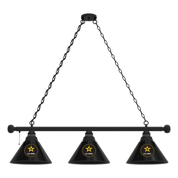 United States Army 3-Shade Billiard Light - Polypropylene Shades 