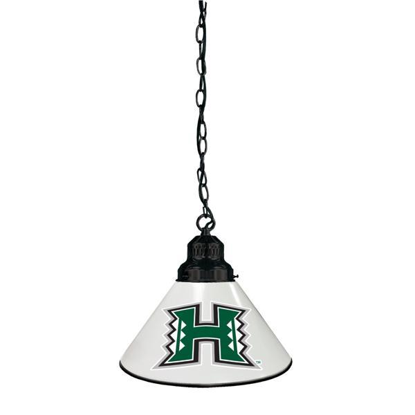 University of Hawaii 11" Single Shade Pendant Light - 4 Hang Chain - UL Approved 