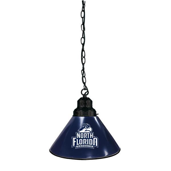 University of North Florida 11" Single Shade Pendant Light - 4 Hang Chain - UL Approved 