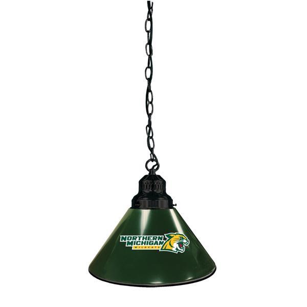 Northern Michigan University 11" Single Shade Pendant Light - 4 Hang Chain - UL Approved 