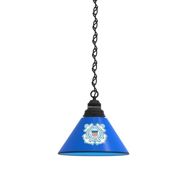 United States Coast Guard 11" Single Shade Pendant Light - 4 Hang Chain - UL Approved 