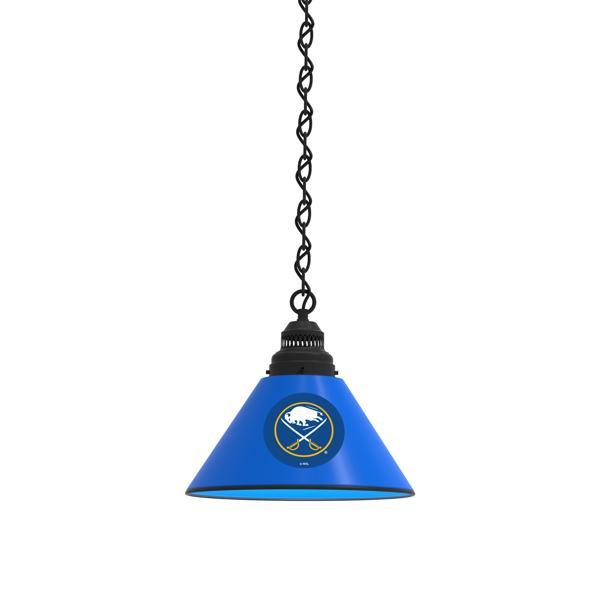 Buffalo Sabres 11" Single Shade Pendant Light - 4 Hang Chain - UL Approved 
