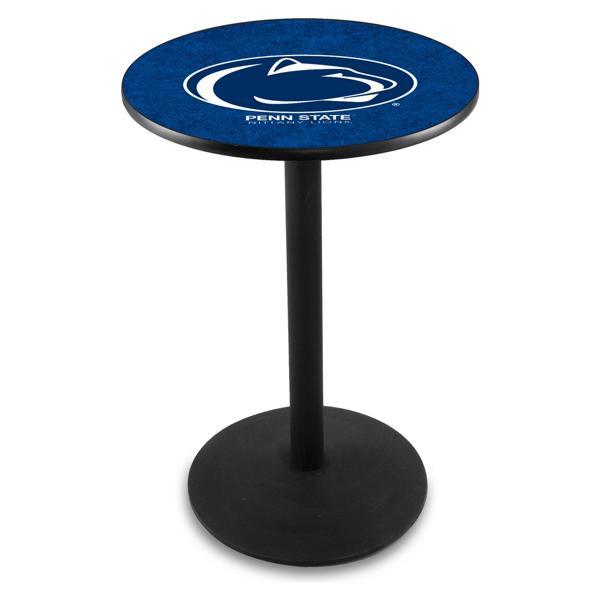 Pennsylvania State University Pub Table - Round Shape - Steel Base - Sublimated Laminate Round Top 