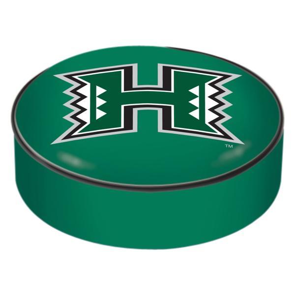 University of Hawaii Logo Bar Stool Seat Cover - 14.5" x 4" - Commercial Grade Marine Grade Vinyl - Officially Licensed 