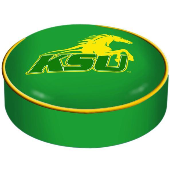 Kentucky State University Logo Bar Stool Seat Cover - 14.5" x 4" - Commercial Grade Marine Grade Vinyl - Officially Licensed 