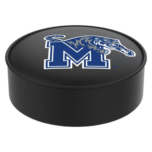 University of Memphis Logo Bar Stool Seat Cover - 14.5" x 4" - Commercial Grade Marine Grade Vinyl - Officially Licensed 