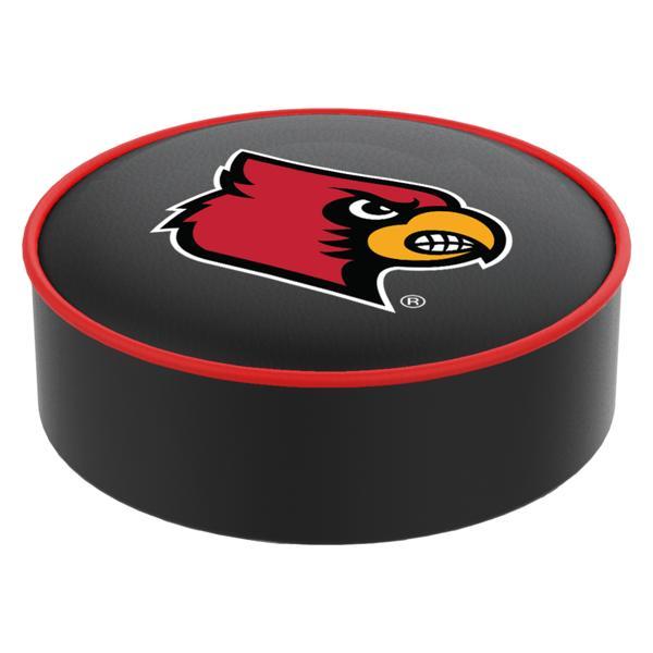 University of Louisville Logo Bar Stool Seat Cover - 14.5" x 4" - Commercial Grade Marine Grade Vinyl - Officially Licensed 