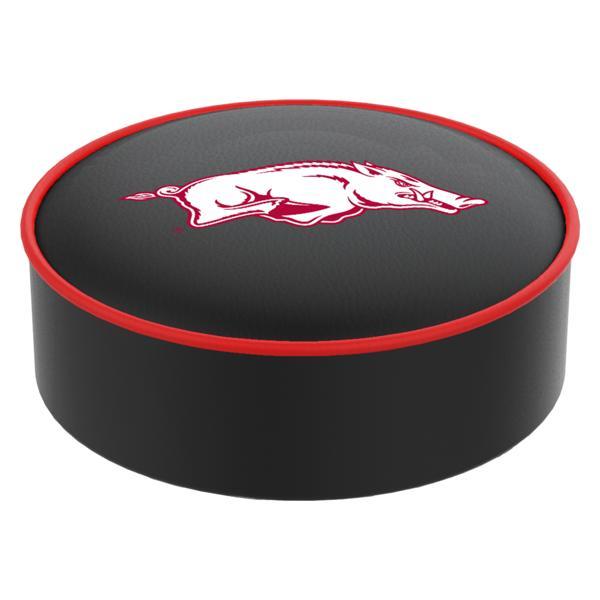University of Arkansas Logo Bar Stool Seat Cover - 14.5" x 4" - Commercial Grade Marine Grade Vinyl - Officially Licensed 