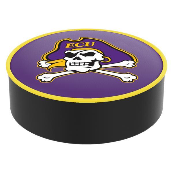 East Carolina University Logo Bar Stool Seat Cover - 14.5" x 4" - Commercial Grade Marine Grade Vinyl - Officially Licensed 