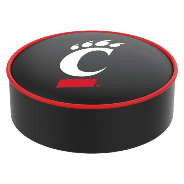 University of Cincinnati Logo Bar Stool Seat Cover - 14.5" x 4" - Commercial Grade Marine Grade Vinyl - Officially Licensed 