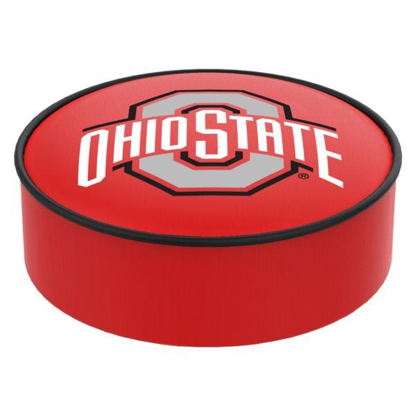 Ohio State University Logo Bar Stool Seat Cover - 14.5" x 4" - Commercial Grade Marine Grade Vinyl - Officially Licensed 