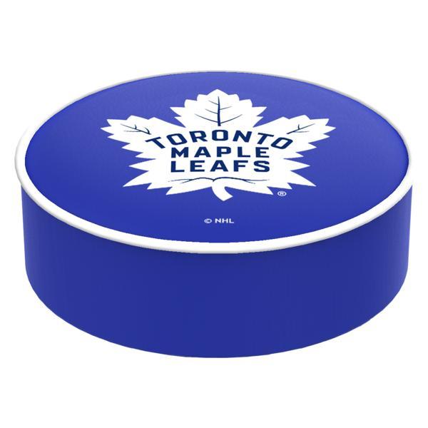 Toronto Maple Leafs Logo Bar Stool Seat Cover - 14.5" x 4" - Commercial Grade Marine Grade Vinyl - Officially Licensed 