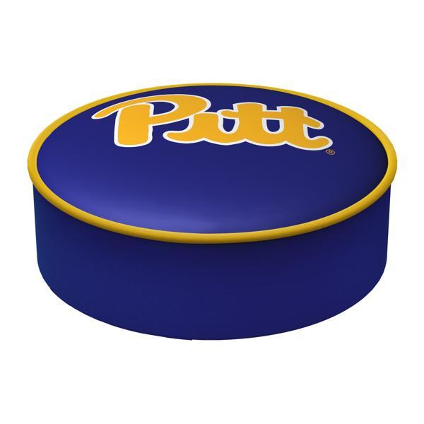 University of Pittsburgh Logo Bar Stool Seat Cover - 14.5" x 4" - Commercial Grade Marine Grade Vinyl - Officially Licensed 