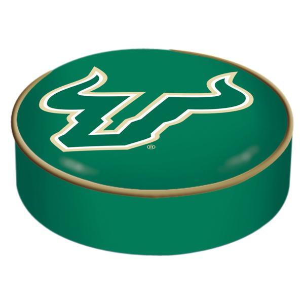 University of South Florida Logo Bar Stool Seat Cover - 14.5" x 4" - Commercial Grade Marine Grade Vinyl - Officially Licensed 