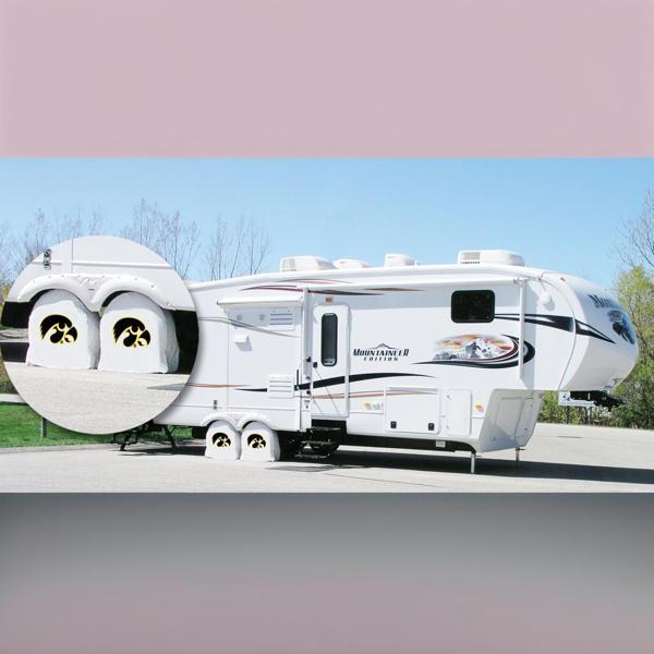 University of Iowa Tire Shade - White 