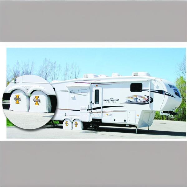 University of Idaho Tire Shade - White 