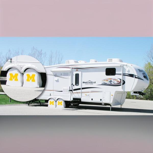 University of Michigan Tire Shade - White 