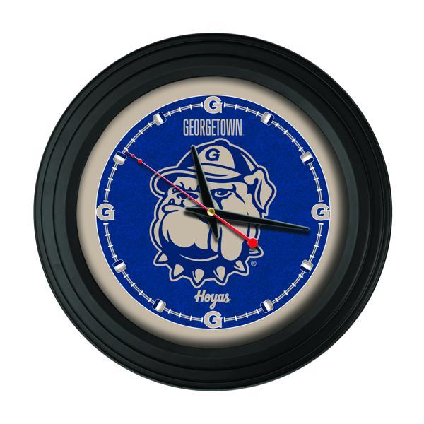 Traditional 15" Georgetown University Traditional Wall Clock - Black - Officially Licensed - Vibrant Full Color Artwork 