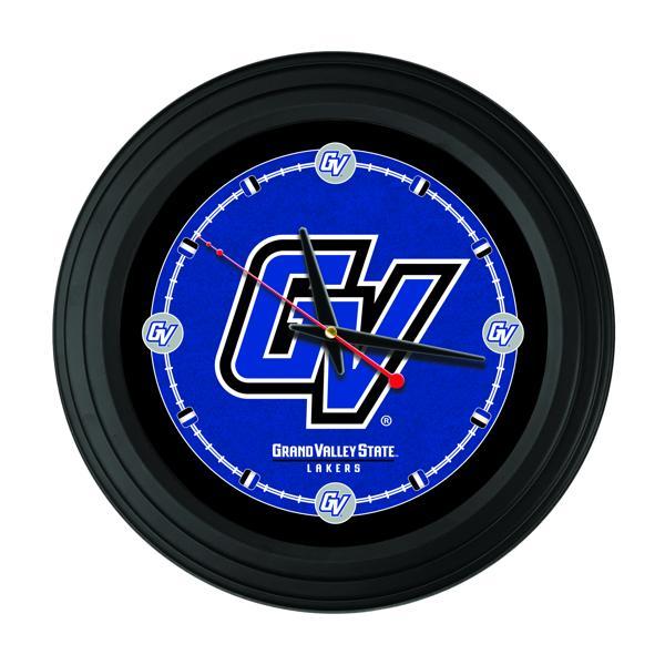 Traditional 15" Grand Valley State University Traditional Wall Clock - Black - Officially Licensed - Vibrant Full Color Artwork 