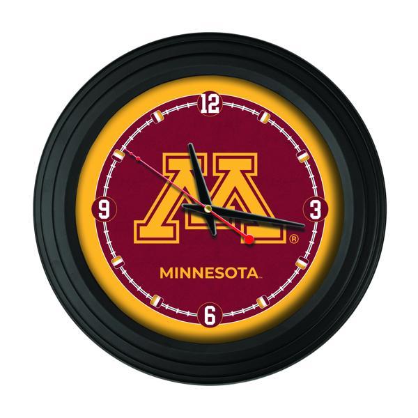 Traditional 15" University of Minnesota Traditional Wall Clock - Black - Officially Licensed - Vibrant Full Color Artwork 