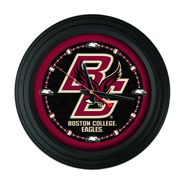 Traditional 15" Boston College Traditional Wall Clock - Black - Officially Licensed - Vibrant Full Color Artwork 