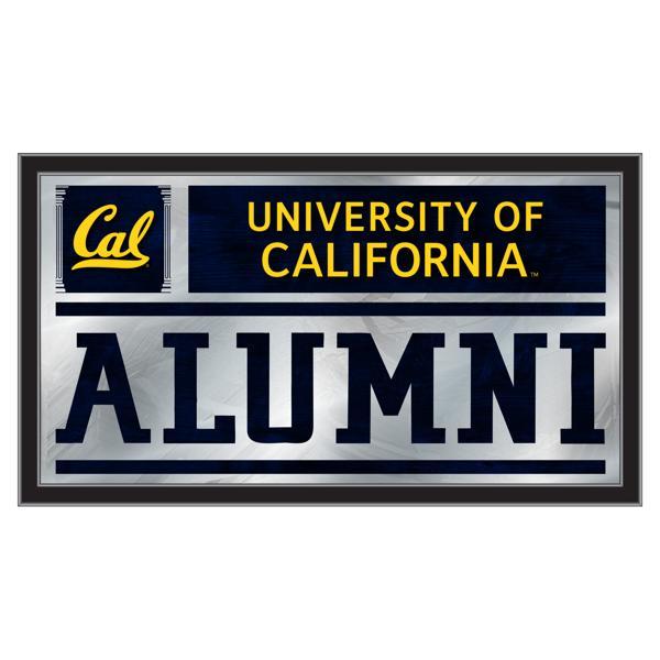 University of California Alumni 26" x 15" Wall Mirror - Black Wood Frame - Vibrant Full Color Artwork 
