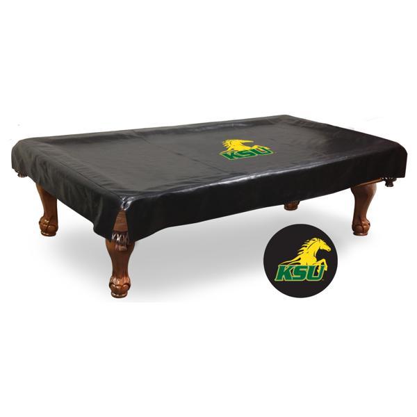 Kentucky State University Logo Pool Table Cover - Black - Commercial Grade Marine Vinyl 