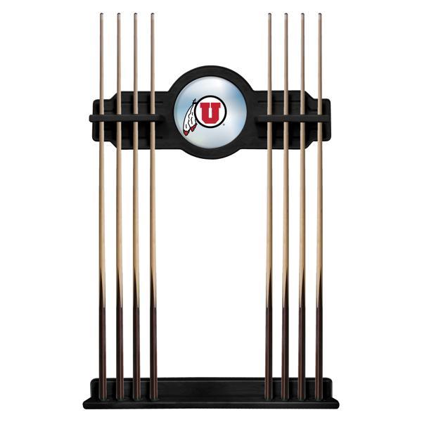 University of Utah Solid Wood Cue Rack 